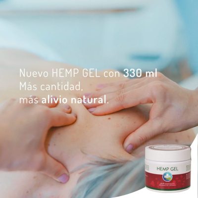 HEMP GEL crema cannabis alivio dolor espalda musculos articular masaje