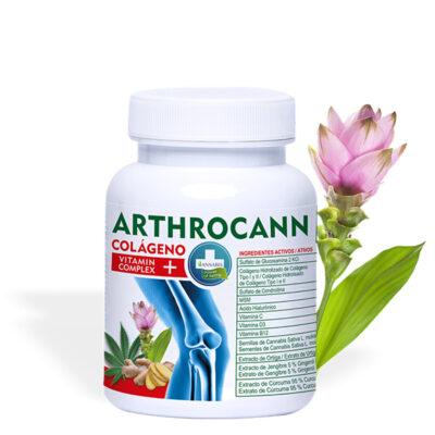 COMPLEXO VITAMÍNICO DE COLÁGENO ARTHROCANN + · Suplemento dietético natural para cuidados das articulações