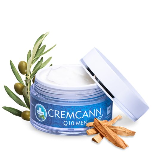 CREMCANN Q10 MEN · Crema facial natural hidratante y regeneradora para hombre (abierto)