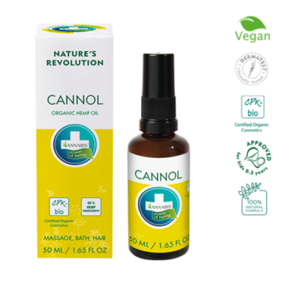 Cannol aceite vegetal de cannabis cáñamo orgánico hidratante