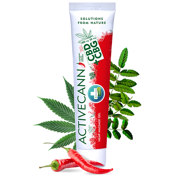 Crema efecto calor CBD CBG Activecann masaje ANNABIS