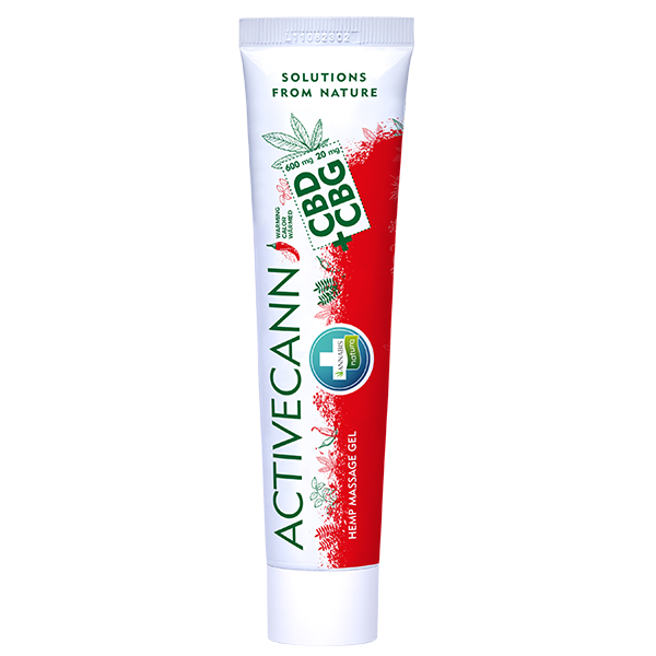 Crema efecto calor CBD CBG Activecann masaje ANNABIS