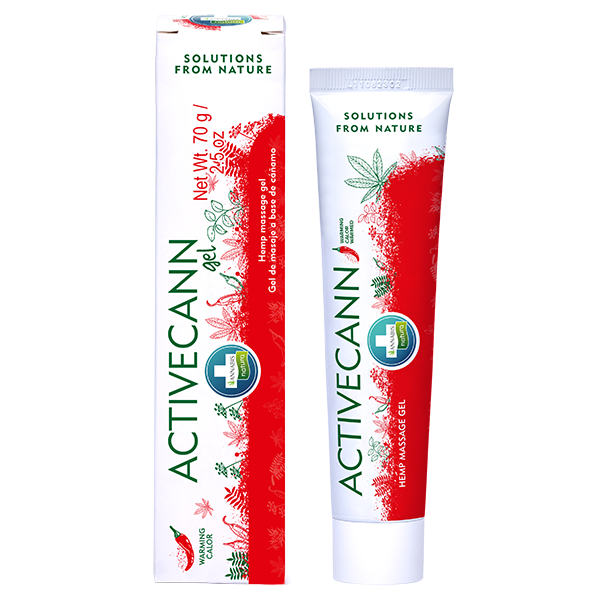 Crema efecto calor CBD CBG Activecann masaje ANNABIS