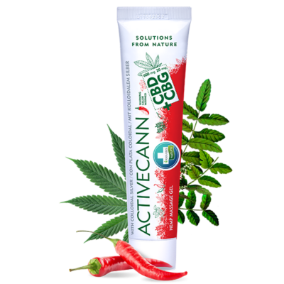 crema CBD masaje Activecann efecto calor Arthrocann