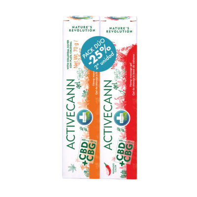 Activecann duo pack 25% de desconto na segunda unidade