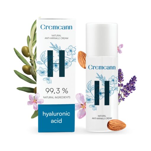 CREMCANN Hyaluron creme facial natural cannabis com ácido hialurónico