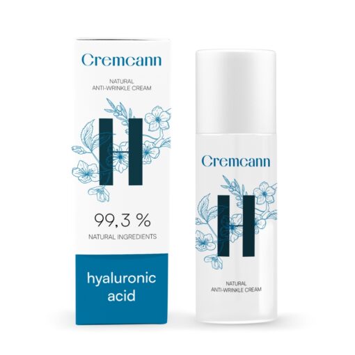 CREMCANN Hyaluron creme facial natural cannabis com ácido hialurónico