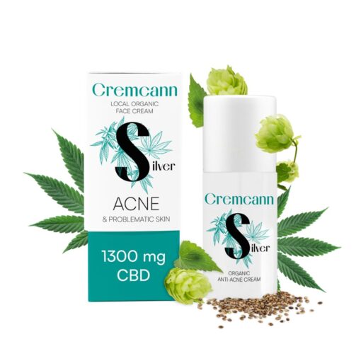 Crema CBD cannabidiol antiacne cremcann silver annabis