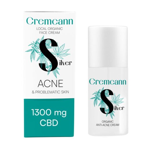 Crema CBD cannabidiol antiacne cremcann silver annabis