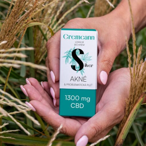 Crema CBD cannabidiol antiacne cremcann silver annabis