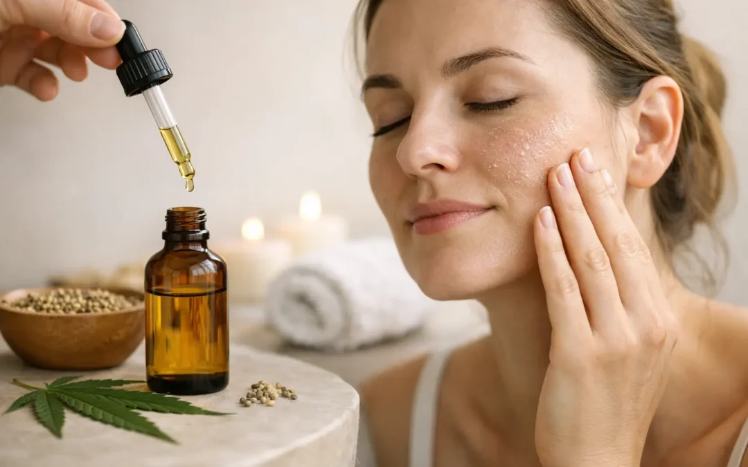 Aceite de cáñamo para piel seca: qué aporta