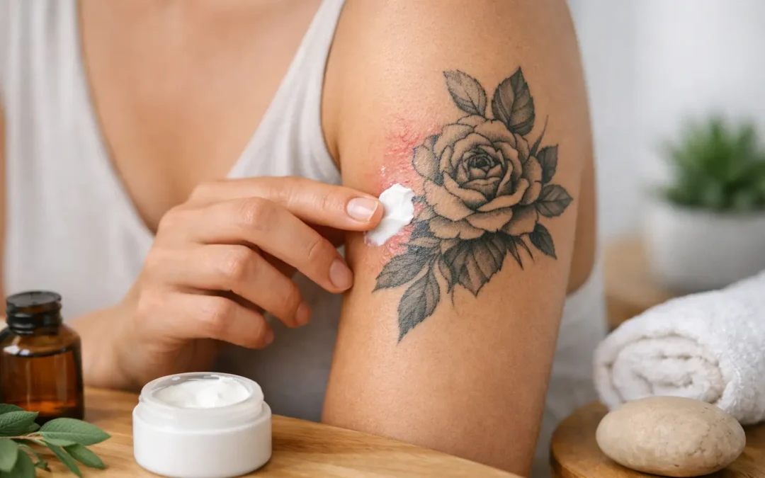 Crema natural para tatuaje irritado: qué mirar