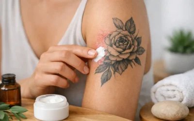 Crema natural para tatuaje irritado: qué mirar