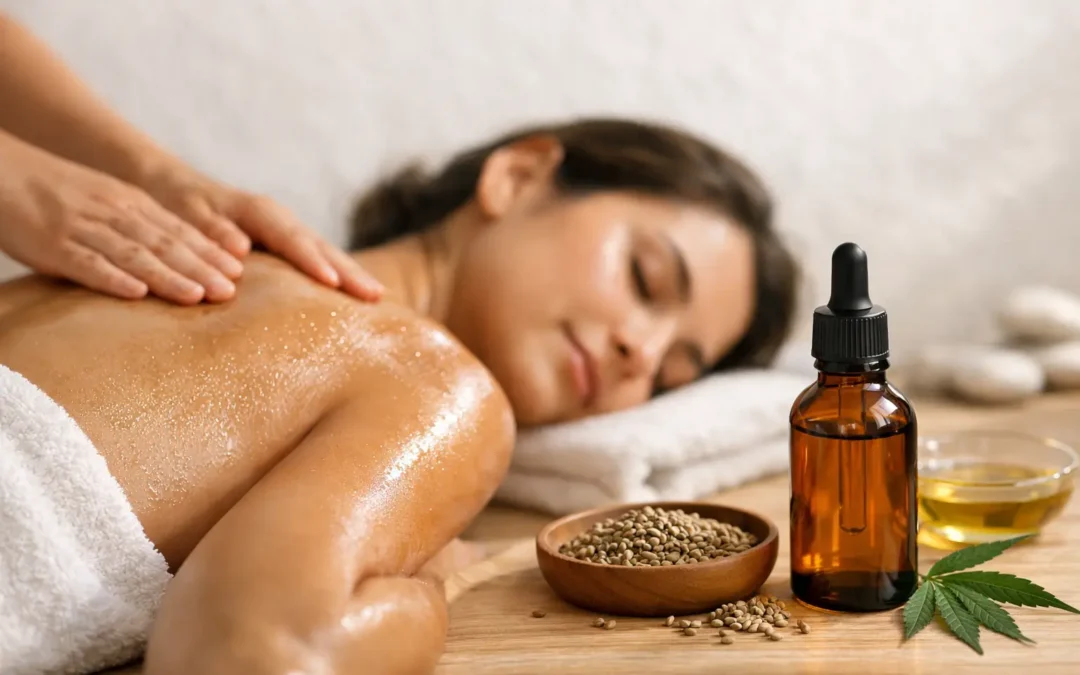 Aceite de semilla de cannabis en cosmética